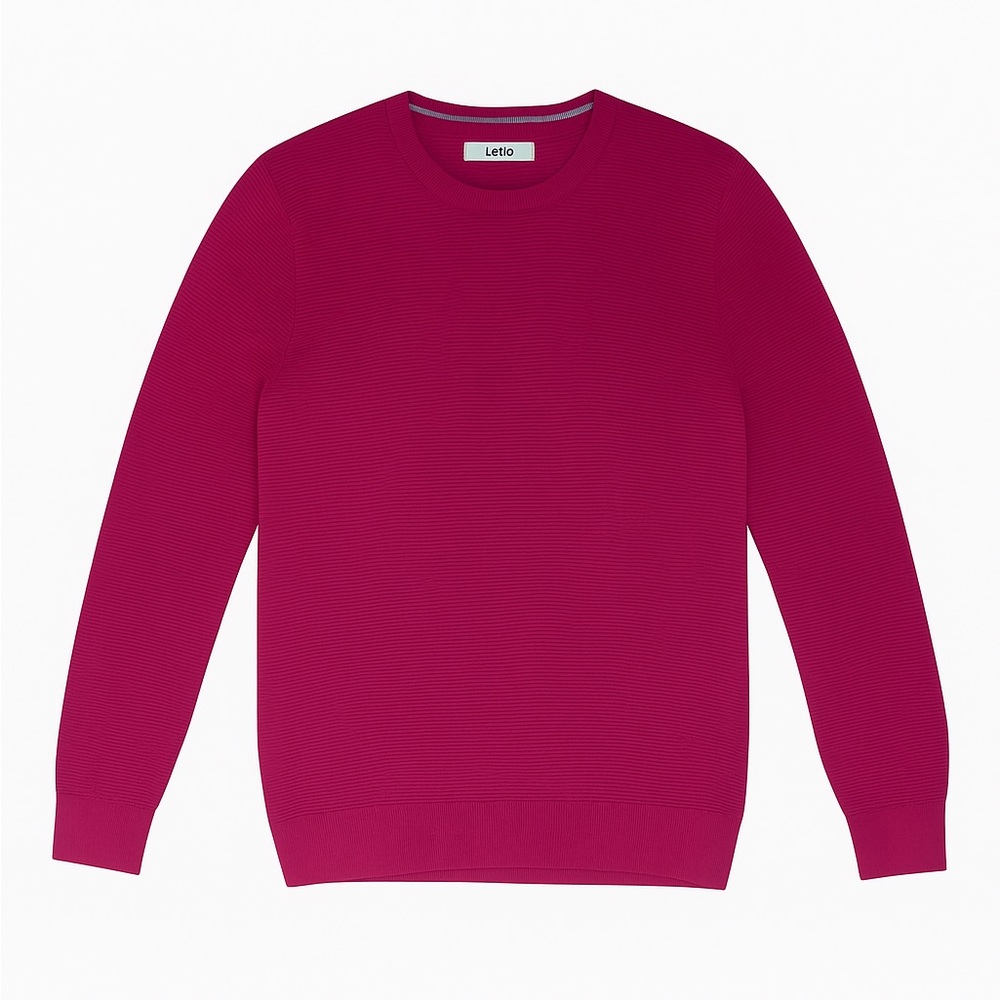 NWOT* Men's Vibrant Red Crewneck Sweater